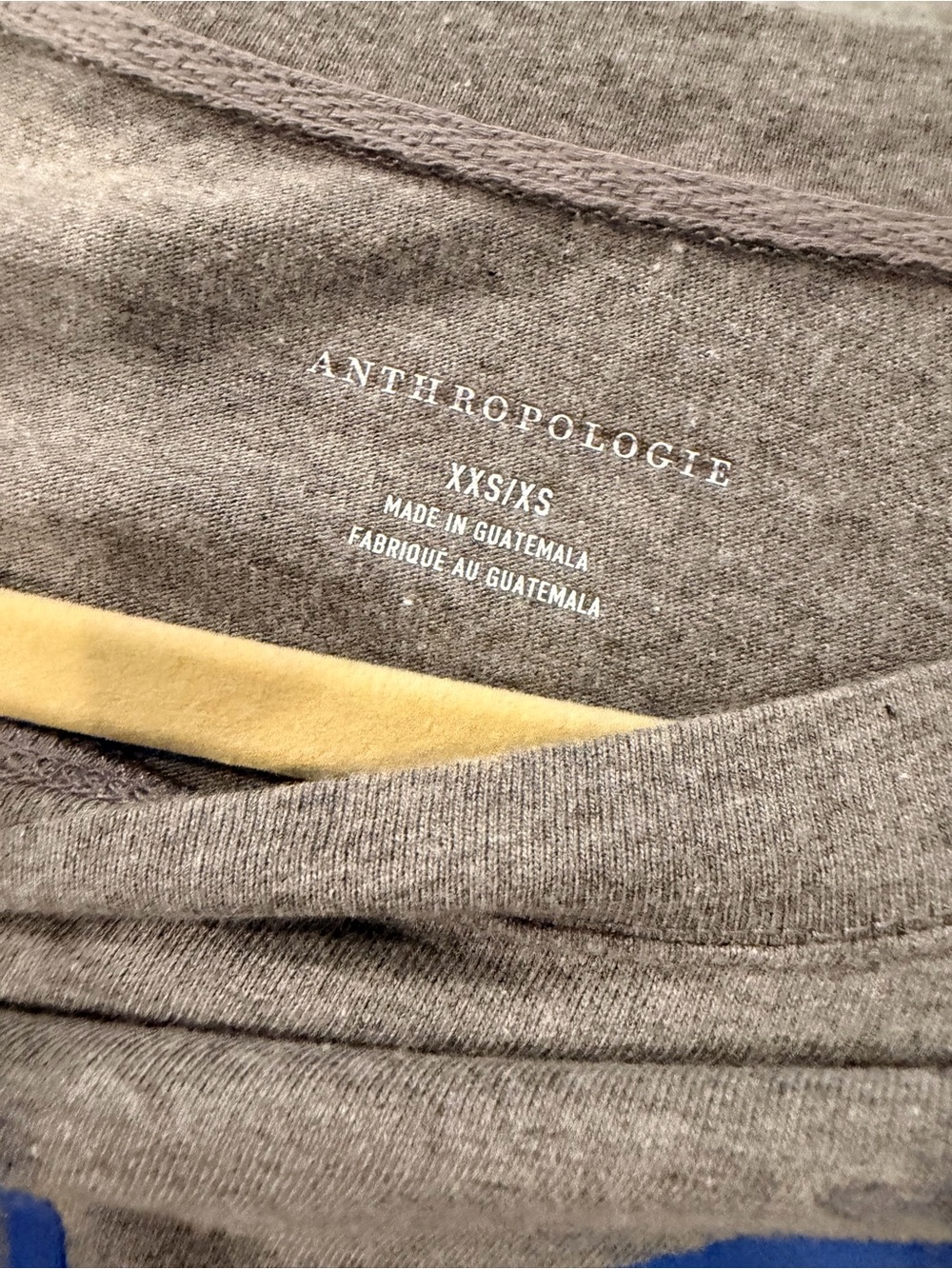 NWOT Anthropologie Size XS Oversized Graphic T-Shirt Gray Los Angeles Floral - Picture 9 of 11